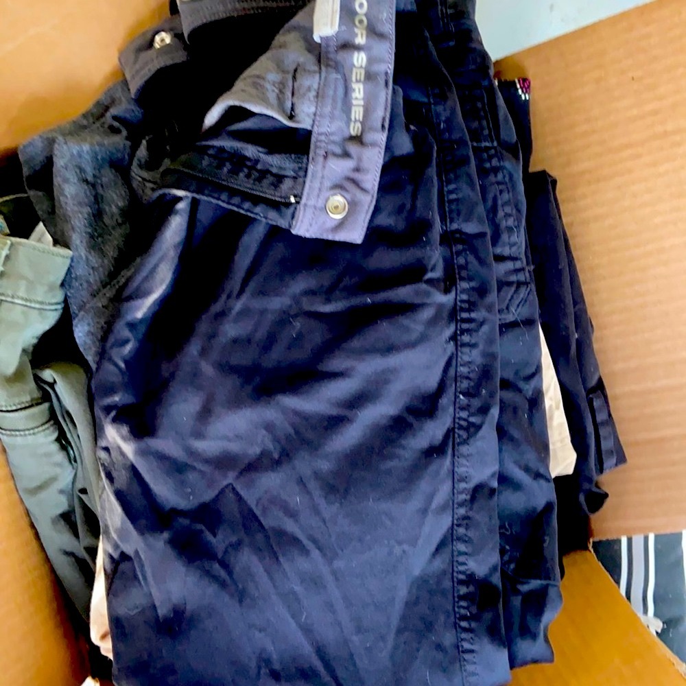 Wrangler outdoors black pants me s size 32x30